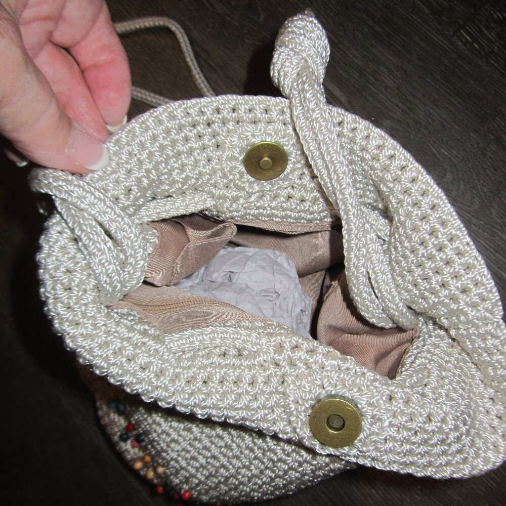 The Sak White Crossbody Bag with Multicolor Accents - Picture 3 of 4